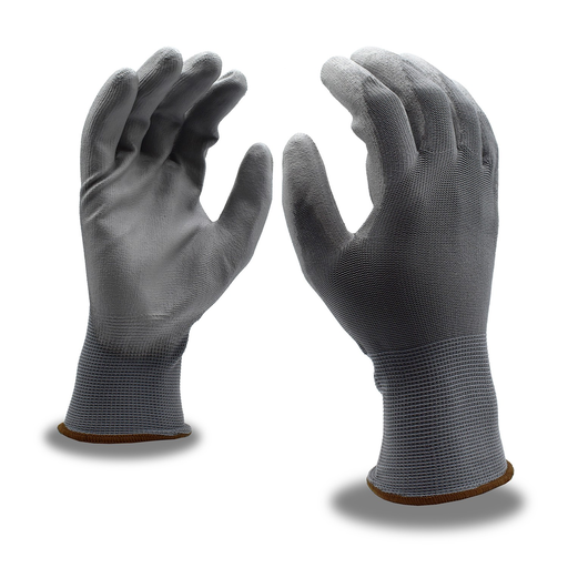 [COR 6895CGXL] Machine Knit PU Coated 13 Ga. Gray Nylon Gray PU  XL
