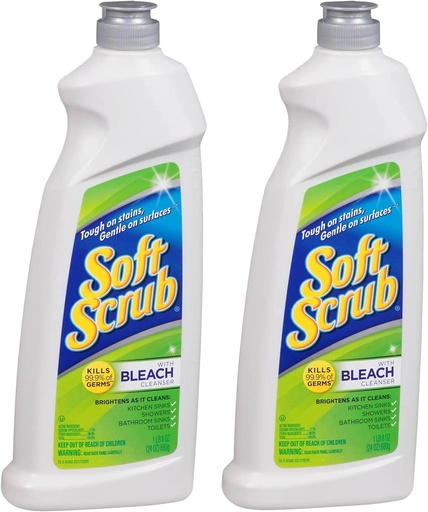 [DI 01602] Soft Scrub Cleanser w/Bleach 24oz 9/Case