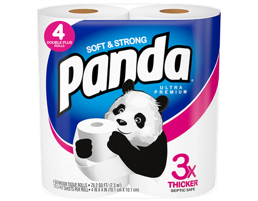 [HU 10002974] Panda  2Ply Toilet Tissue 6/4 4X4 200Sht