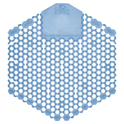 [HU WDS10CB] 3D Wave Eco Friendly Urinal Screen, Cotton Blossom, 10 Screens / Box