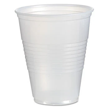 [HU Y7] 7oz TRANS RIBBED CUP 2500/CS