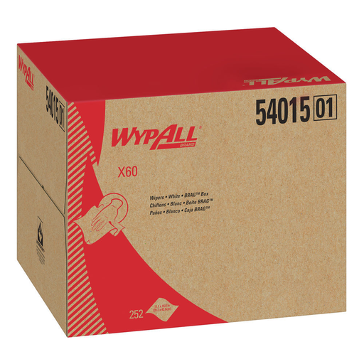 [SPG KC54015] Wypall X60 Wipers, 11.1" x 16.8", 252 Wipers/Carton