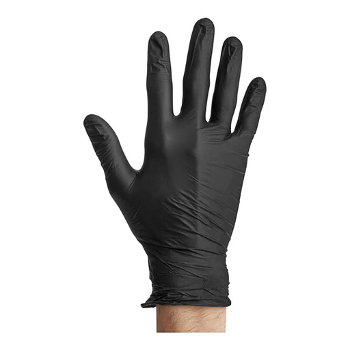 [VG A11A33] LARGE, 3.5 Mil Nitrile Exam PF Gloves, Black, 1000/Case