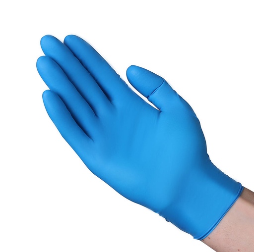 [VG A14C11] SMALL, 3.5 Mil, Nitrile Chemo Exam Glove, PF Blue, 10/200, 2000/Case