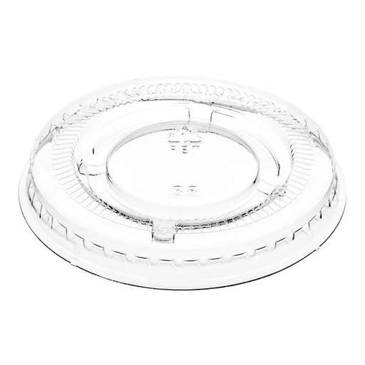 [WEB 127PL400] Choice PET Plastic Lid for 3.25 to 5.5 oz. Souffle Cup / Portion Cup - 2500/Case