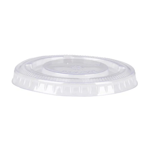 [WEB 127PL400] Choice PET Plastic Lid for 3.25 to 5.5 oz. Souffle Cup / Portion Cup - 2500/Case