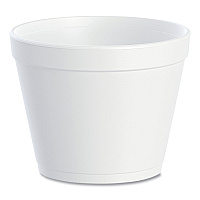 [WEB 3014J6] Dart 4J6 4 oz. White Foam Food Container - 1000/Case, #3014J6