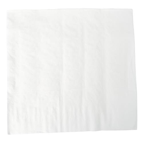 [WEB 5002WRAPNAP] Choice 16" x 16" WrapNap White, 1/4 Fold 2-Ply Dinner Napkin, 3000/Case