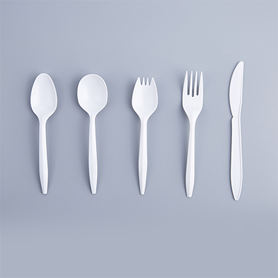 [HU V175001] V175001 MED WHITE FORK 1M VINTAGE MED POLYPRO FORK