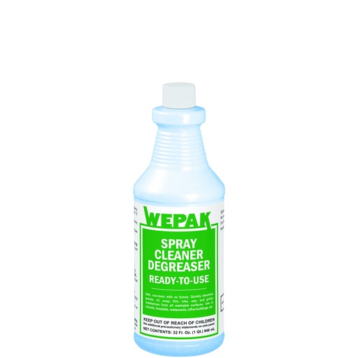 [WEP 700420] Wepak Chemicals Concentrated Cleaner and Degreaser, 4-1 Gallons/Case