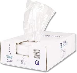 [BL060612] Get Reddi Ice Bucket Liners 6"x6"x12" 1000/Box