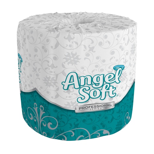 [HU 16880] Angel Soft Professional Series Individually-Wrapped 450 Sheet 2-Ply Premium Embossed Toilet Tissue Roll - 80/Case