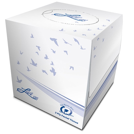 [HU 11516] Livi VPG Select Cube Facial Tissue 90 Sheets Per Box, 36 Boxes\Case