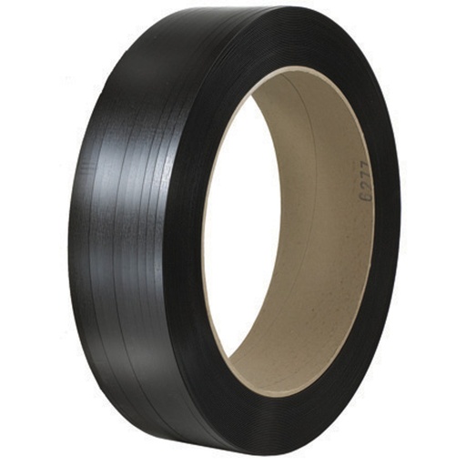 [CPS PPH1/2x7200BLK] 1/2" x 7200'  500#BS (16"x6" Core) Hand Grade Polypropylene Strapping. 28 Coils/Pallet. HP40050-12BLK72