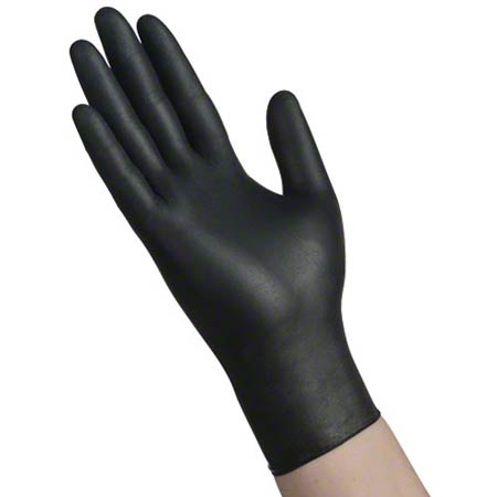 [HU NXL4201BLK] NXL4201 BLK XLG PF NIT 10/100 POWDER FREE NITRILE GLOVES 3ML
