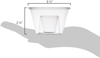 [WEB 3464112CL] Fineline Quenchers 4112-CL Blaster Bomb Shot Cups / Power Bombs - 500/Case