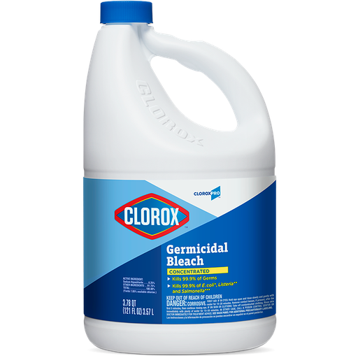 [HU C30966] 30966 CLOROX BLEACH CON 3/121 LIQ GERMICIDAL BLEACH CS 8.25% 30966