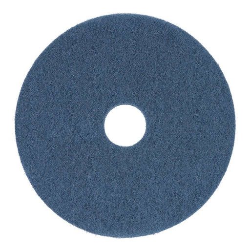 [HU P17W EACH] Standard Polishing Floor Pads, 17" Diameter, White, 5/Carton
