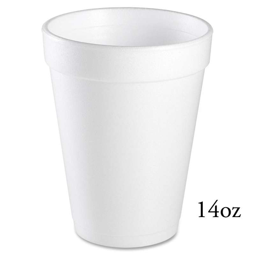 [HU 14J16] 14J16 14OZ MED FOAM CUP 1M LID 16SL, 16FTLS